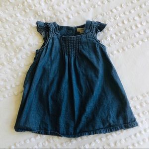 Burt’s Bees Baby denim dress for baby girl